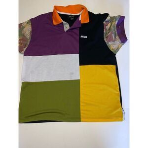 AKOO Polo Shirt‎ Men 4XL Multi Color Cotton Golf Golfing Preppy Casual. A22